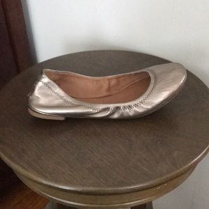 Lucky Brand Metallic Flat, Size 6.5